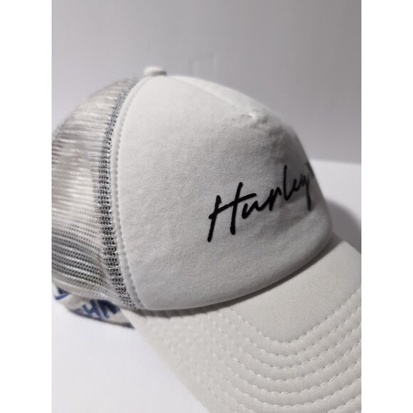 Hurley ICON Trucker Snapback White Cap - Picture 5 of 9